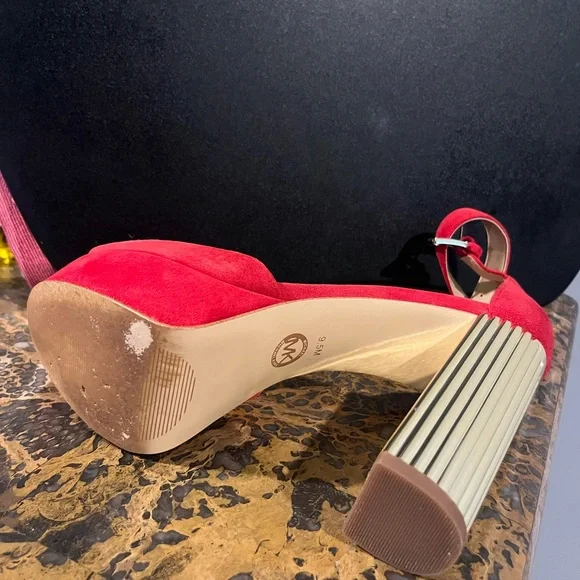 Michael Kors Red Women's Heels - Picture 14 of 15